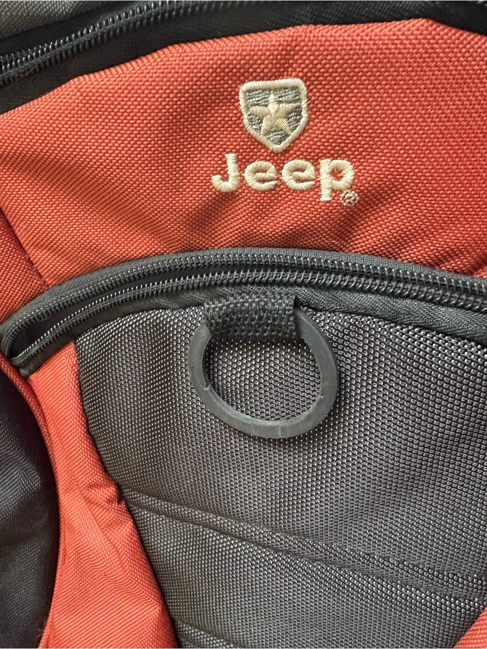 Jeep Rolling Backpack Carry On Luggage in Orange and Black CLEAN Good Condition